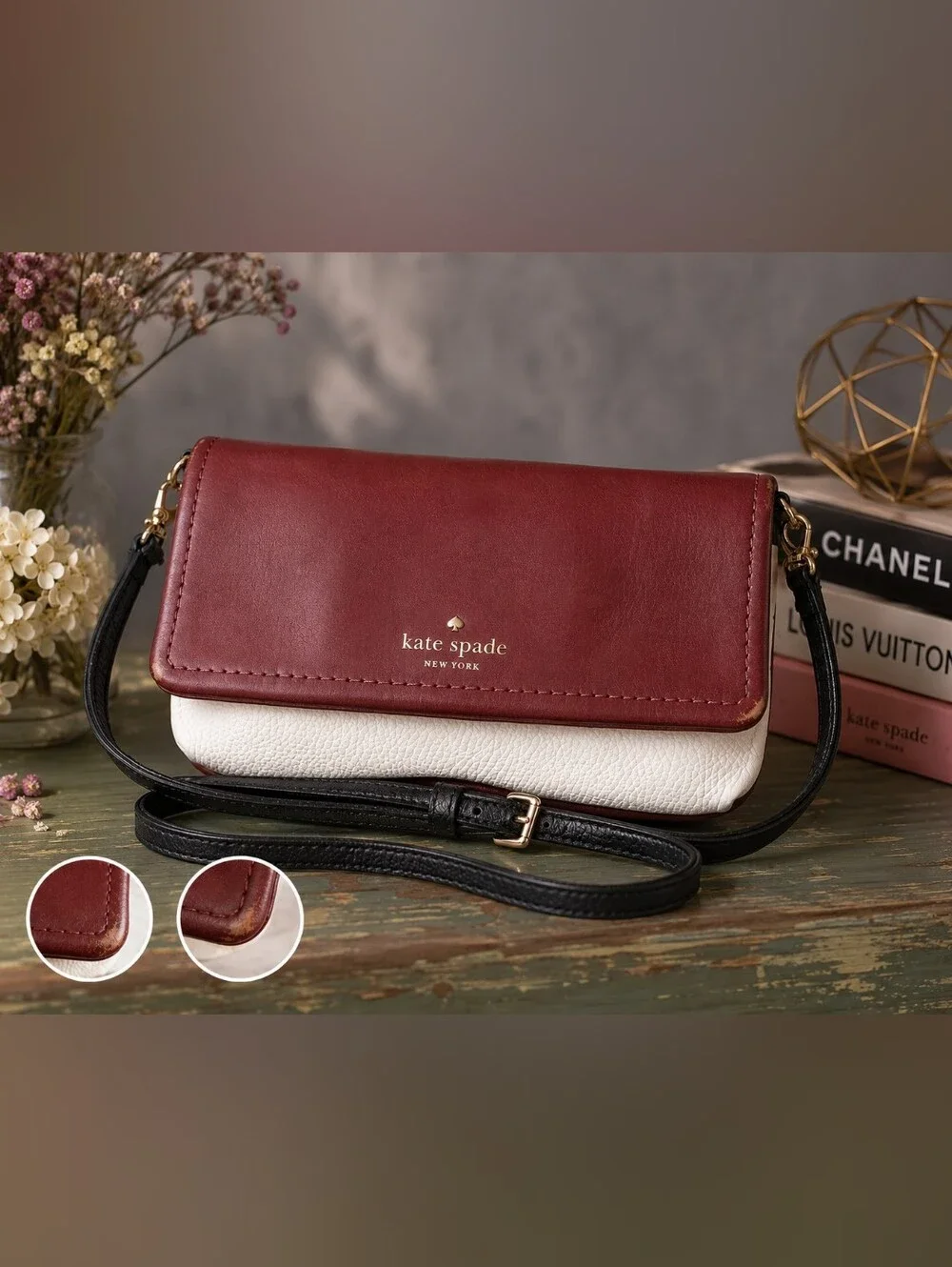 Kate Spade Cobble Hill Taryn Colorblock Expandable Leather Crossbody